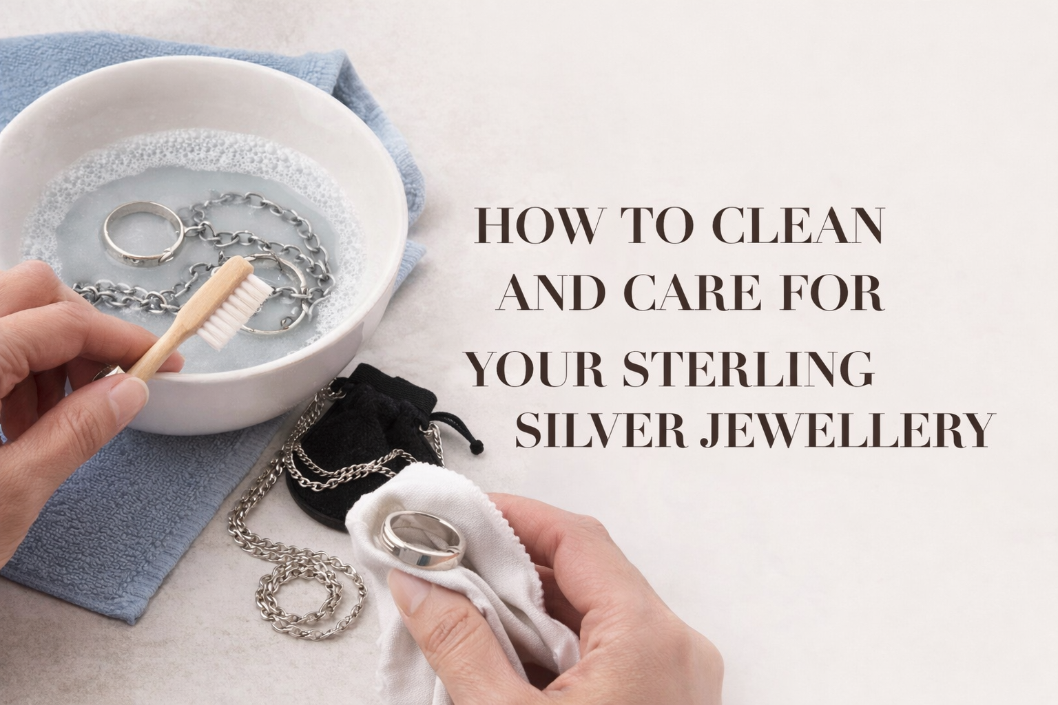 How to Clean and Care for Your Sterling Silver Jewellery?