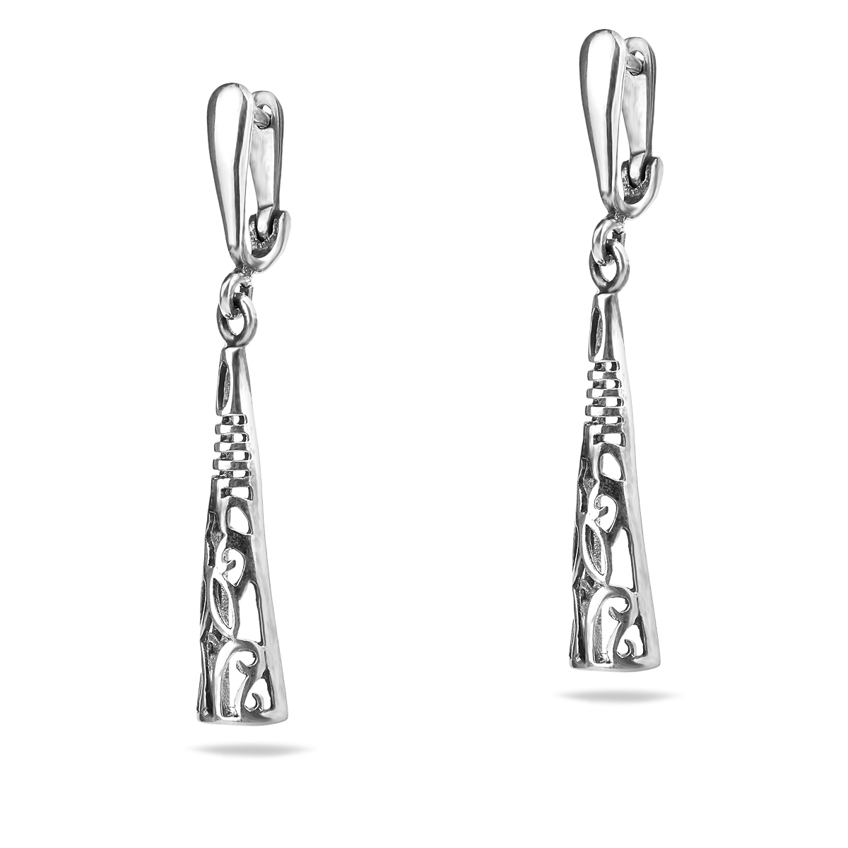 Sterling Silver 925 Dangle Drop Earrings Women Girl Jewellery Gift Idea