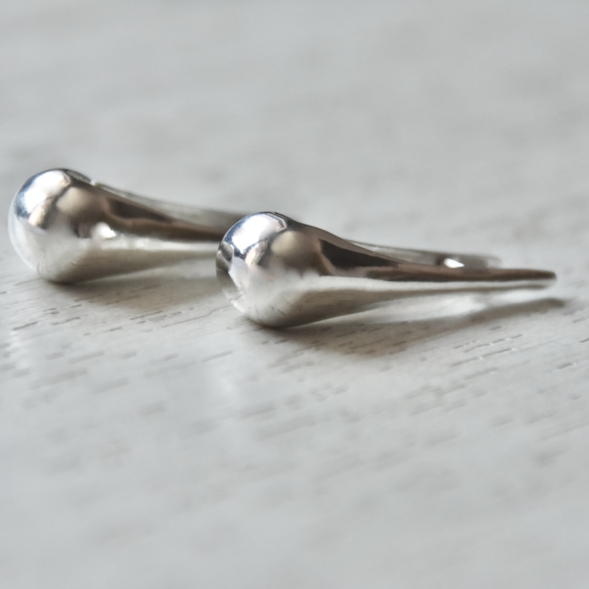 Teardrop Earrings Sterling Silver .925 Modern Fashion Raindrop Minimalist Jewellery Women Girl Gift Present - Image 3