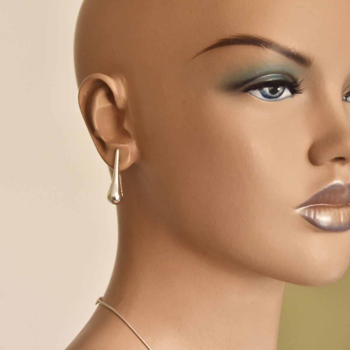 Teardrop Earrings Sterling Silver .925 Modern Fashion Raindrop Minimalist Jewellery Women Girl Gift Present - Image 4