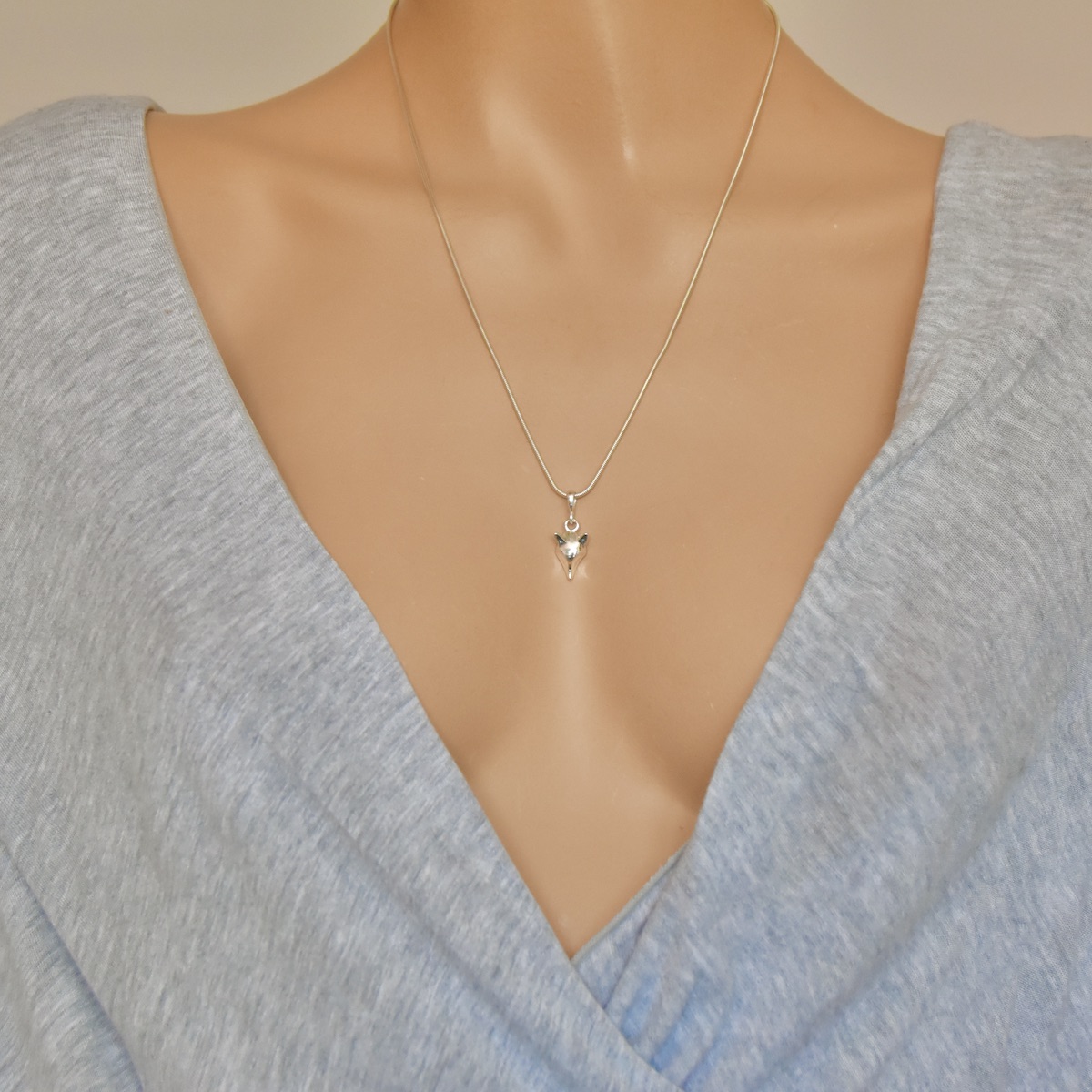 Fox Sterling Silver 925 Pendant Small Wild Animal Lovers Necklace Chain Charm Unisex Women Men Boys Girls Present Gift Jewelry - Image 4