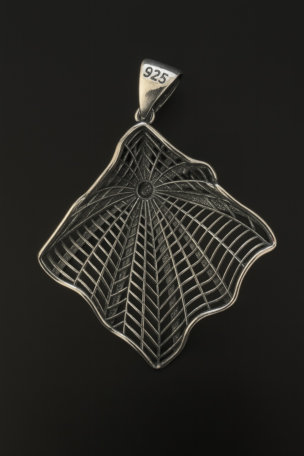 Spider Inspired Jewellery Pendant Sterling Silver 925 Large Pendant Necklace Charm Halloween Gift Idea - Image 4