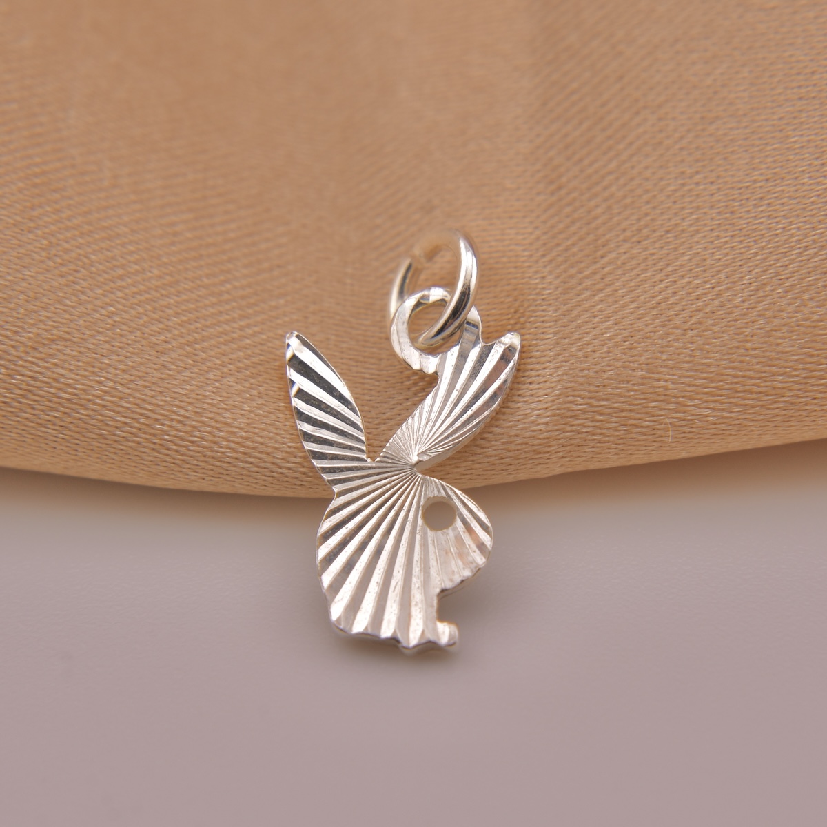 Playboy Pendant Sterling Silver 925 Minimalist Jewellery Bunny Rabbit Animal Necklace Charm Unisex Gift Present - Image 2