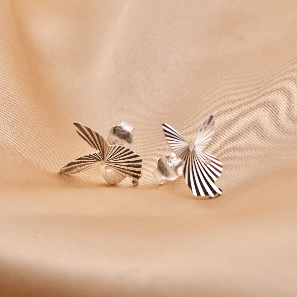 Playboy Stud Earrings Sterling Silver 925 Bunny Studs Minimalist Style Jewelry Rabbit Earrings Unisex Gift Present - Image 2