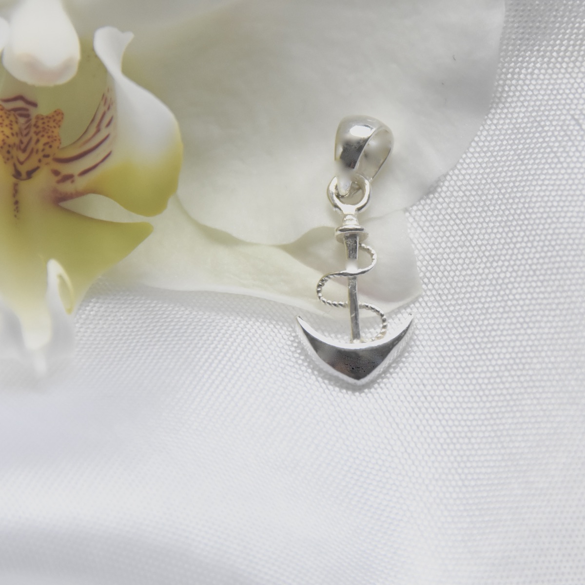 Anchor Pendant Sterling Silver 925 Sailor Nautical Sailor Man Jewellery Gift Unisex Present - Image 2