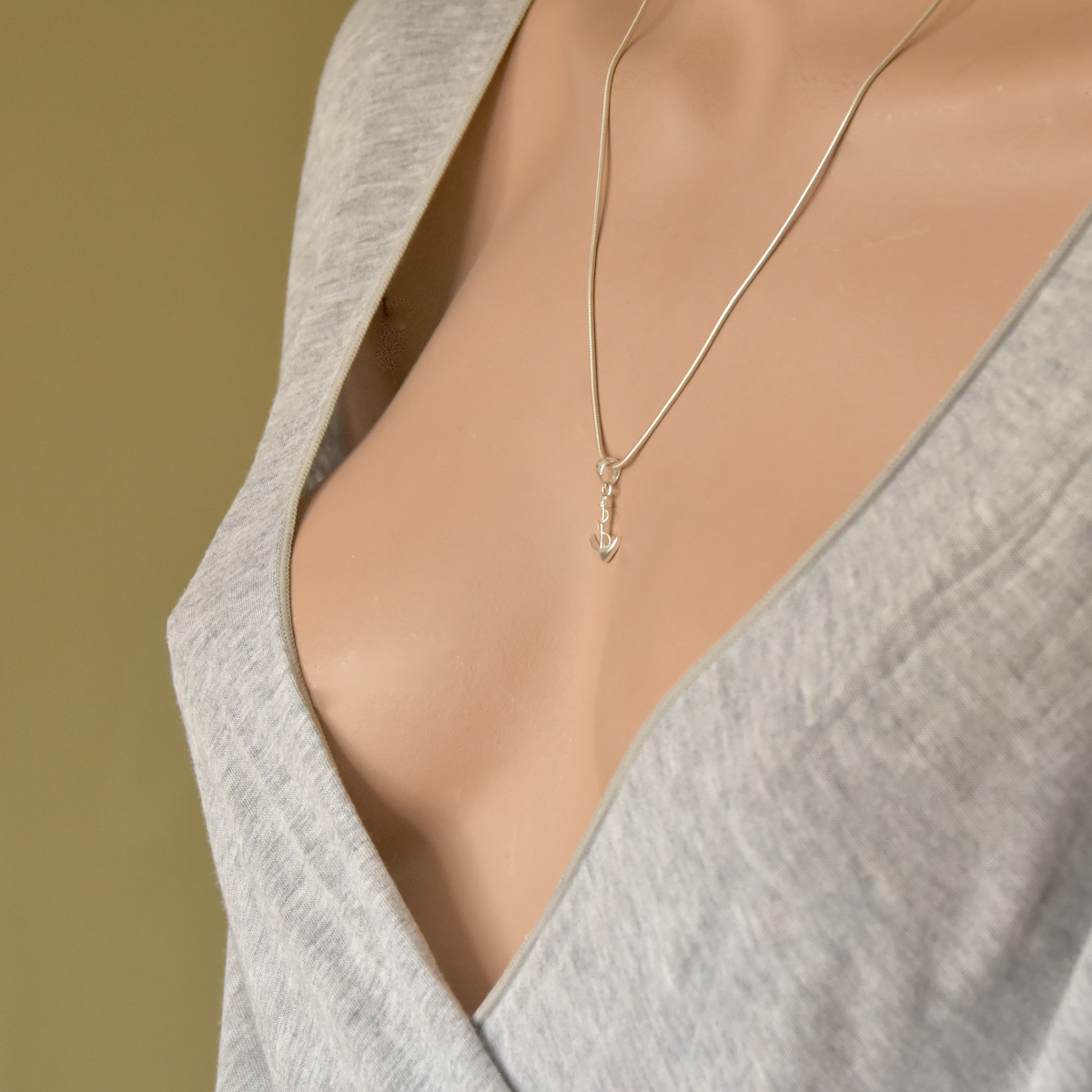 Anchor Pendant Sterling Silver 925 Sailor Nautical Sailor Man Jewellery Gift Unisex Present - Image 5