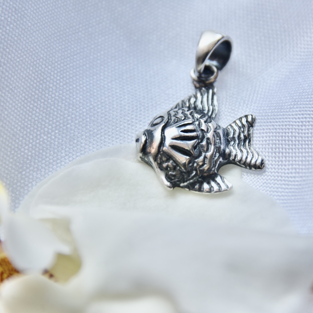 Sterling Silver .925 Fish Necklace Pendant Large Sea Animal Charm Unisex Nautical Jewellery Present Gift Idea - Image 2