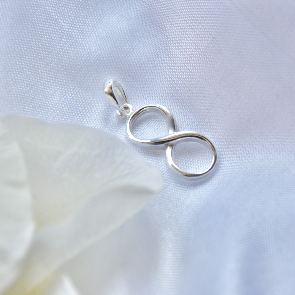 Infinity Pendant Sterling Silver 925 Friendship Eternal Love Charm Jewellery - Image 2