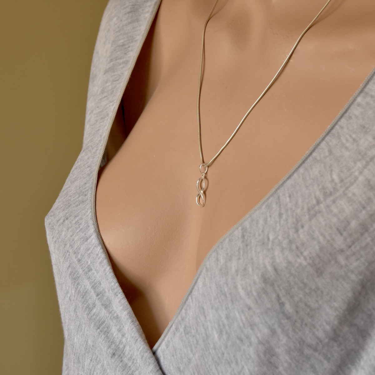 Infinity Pendant Sterling Silver 925 Friendship Eternal Love Charm Jewellery - Image 5