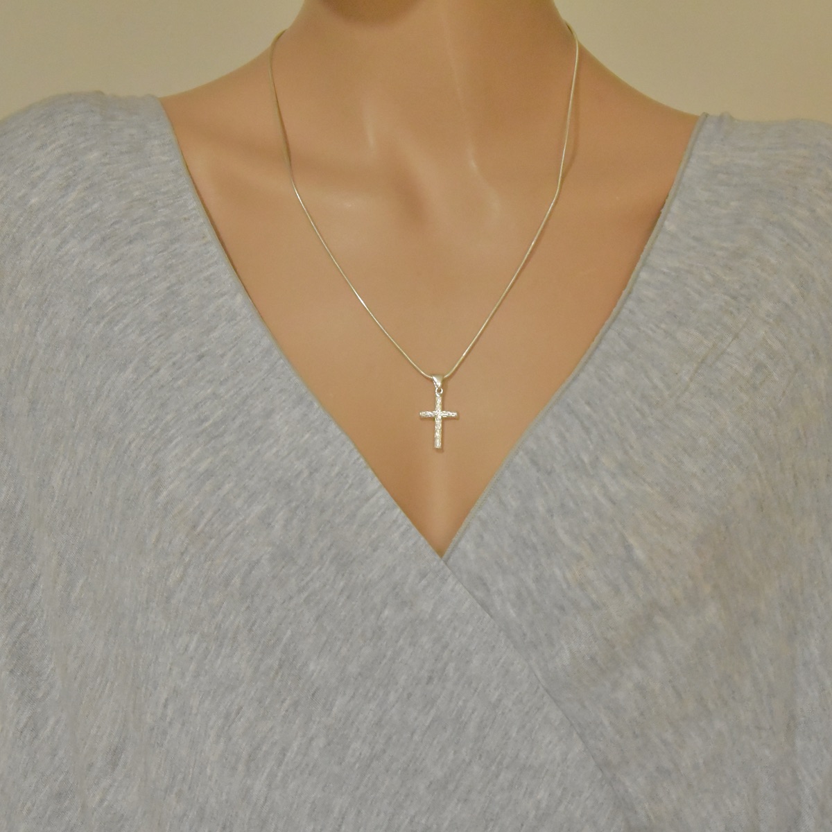 Cross Sterling Silver 925 Pendant Jewellery Unisex Religious Christening Baptism Unisex Gift - Image 4