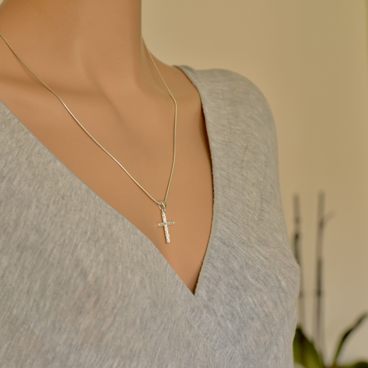 Cross Sterling Silver 925 Pendant Jewellery Unisex Religious Christening Baptism Unisex Gift - Image 5