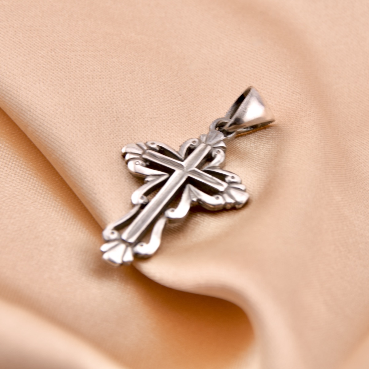 Cross Sterling Silver 925 Pendant Necklace Religious Charm Jewellery Crucifix Baptism Christening First Communion Unisex Gift Present - Image 2