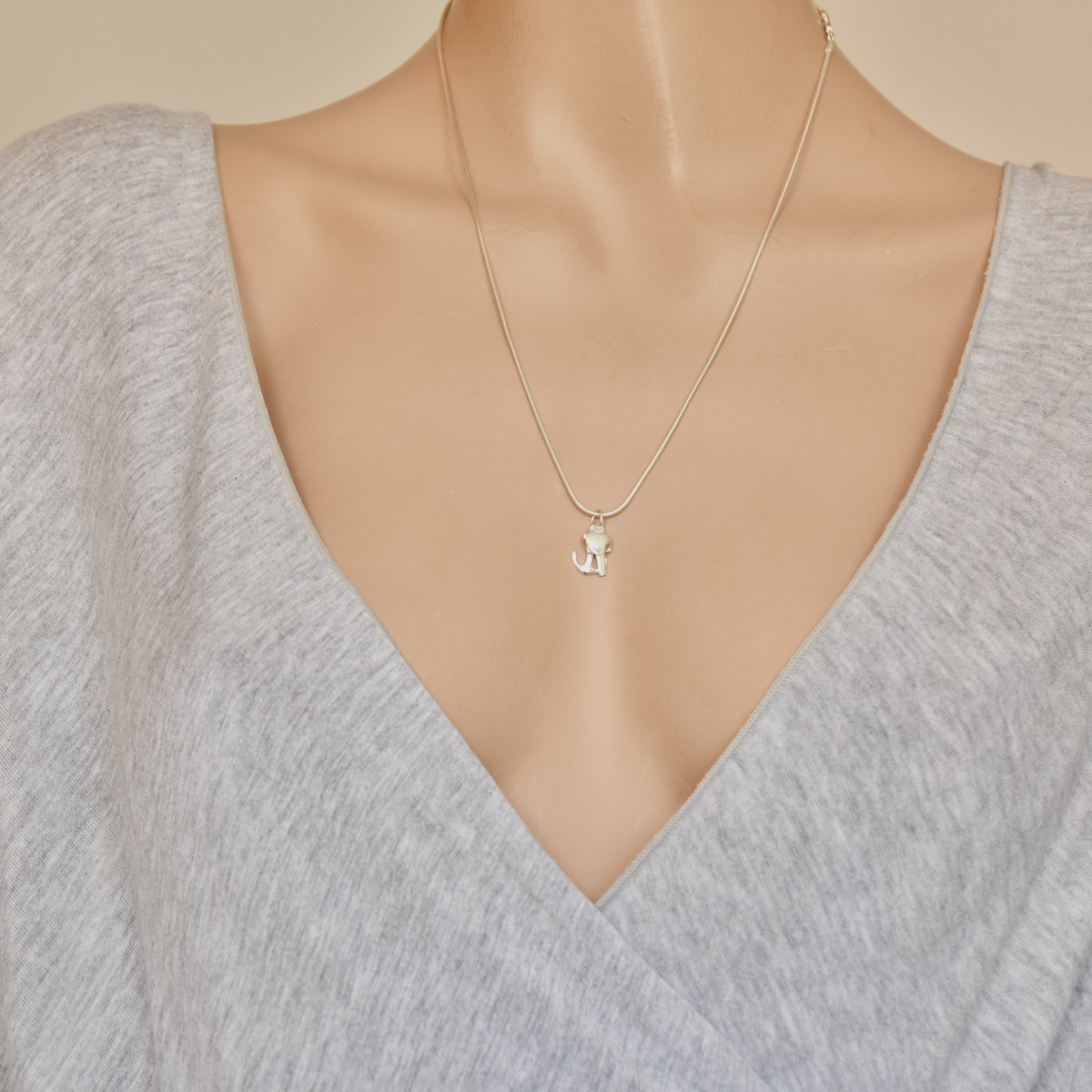 Trinity of Love, Faith, and Hope Sterling Silver 925 Unisex Pendant with Heart, Cross, and Anchor Charms - Image 4