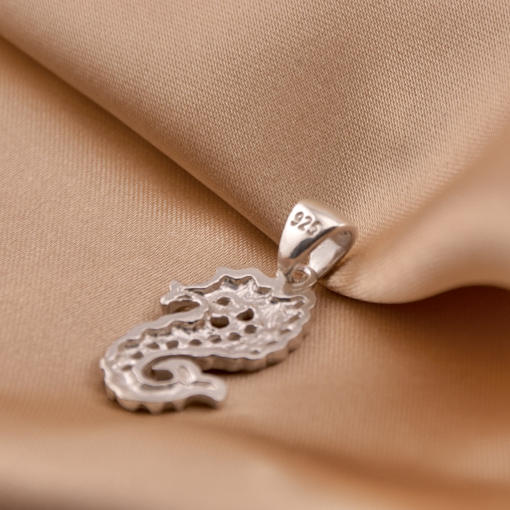 Seahorse Pendant Sterling Silver 925 Nautical Ocean Sea Necklace Chain Charm Unisex Jewellery Gift Idea - Image 5