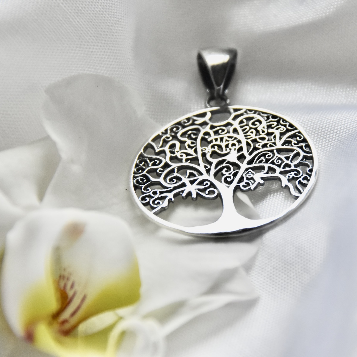 Tree of Life Sterling Silver Earrings Pendant Jewellery Set Necklace Charm Dangle Drop Style - Image 4
