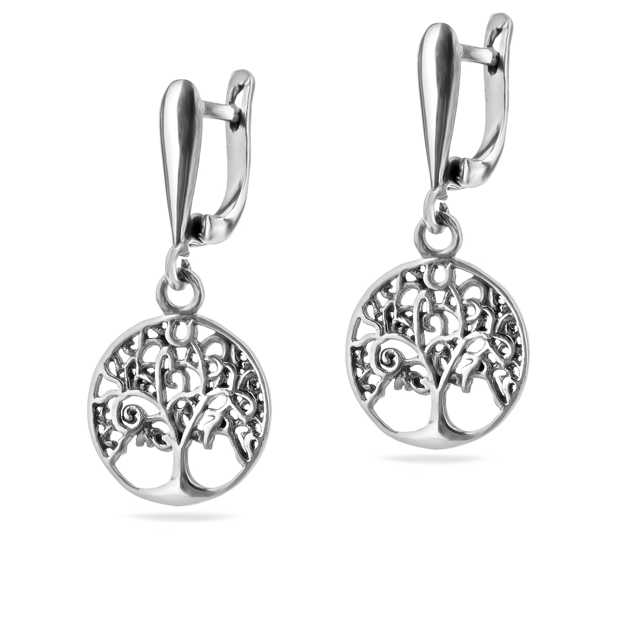 Tree of Life Sterling Silver Earrings Pendant Jewellery Set Necklace Charm Dangle Drop Style - Image 3