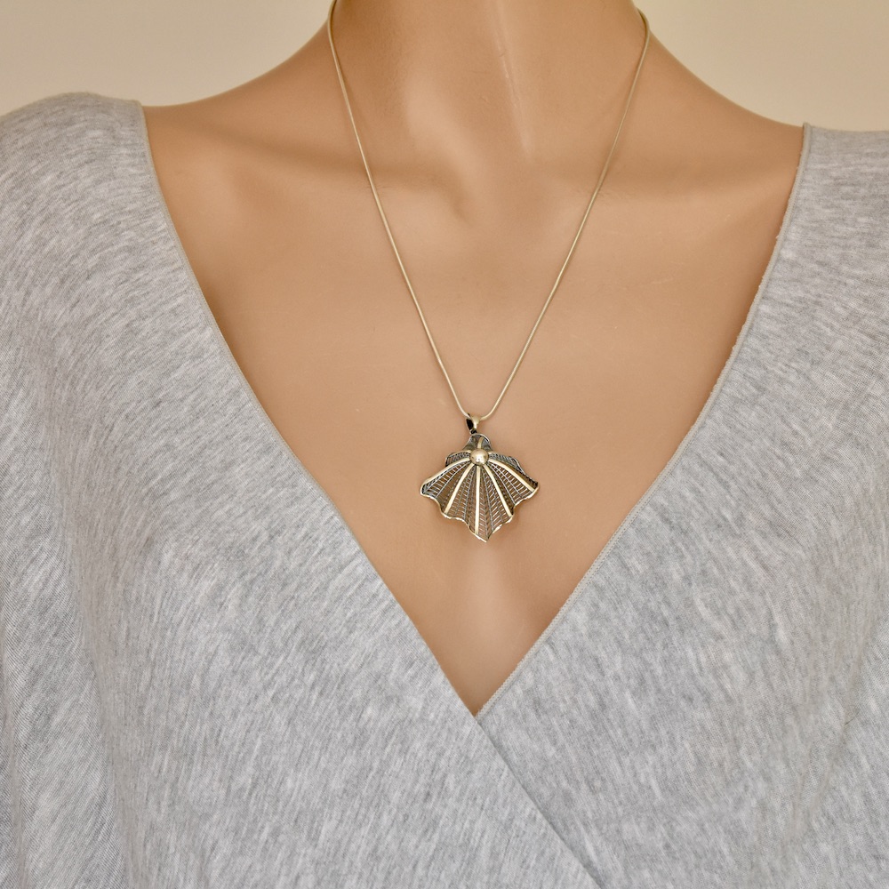 Spider Inspired Jewellery Pendant Sterling Silver 925 Large Pendant Necklace Charm Halloween Gift Idea - Image 3