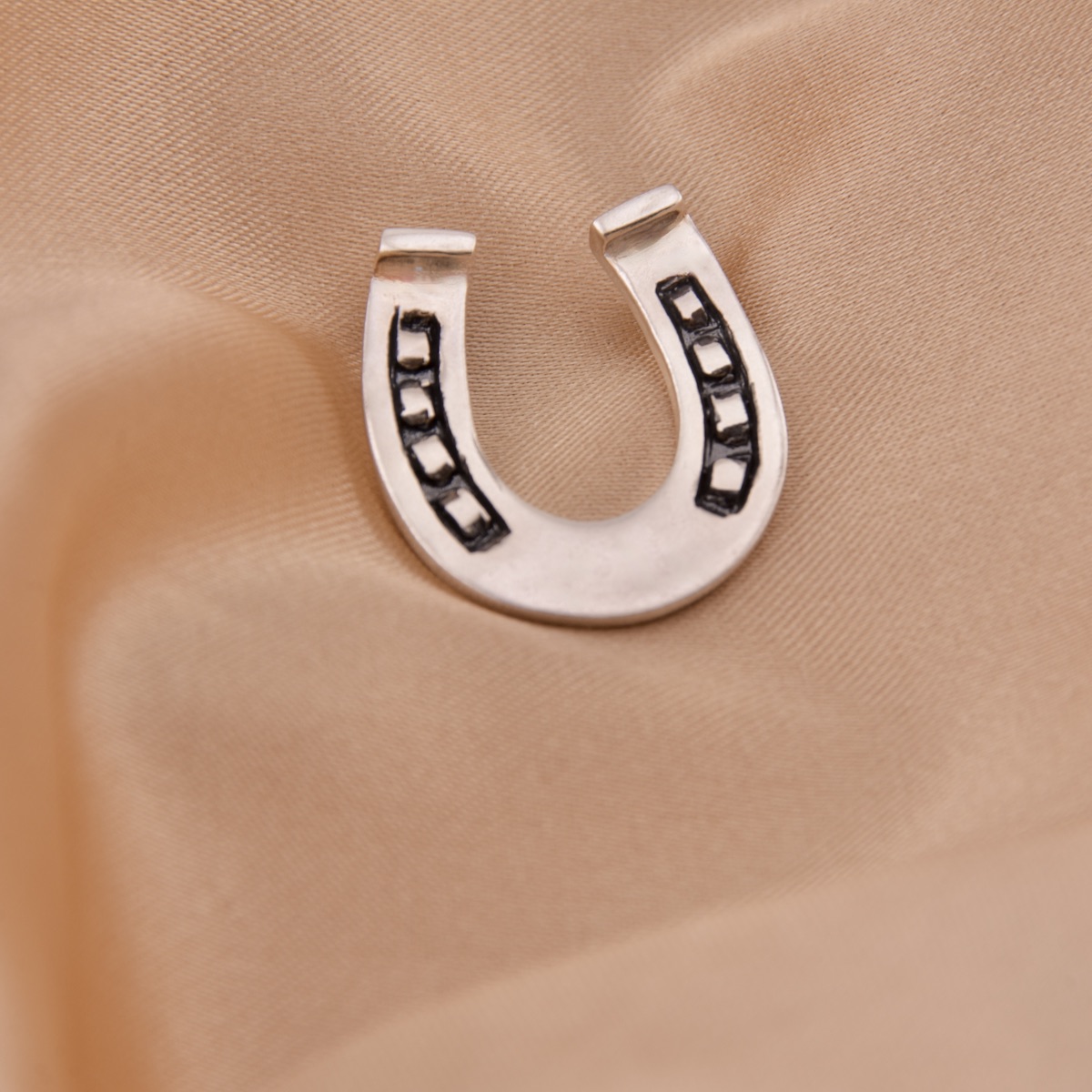 Horseshoe Sterling Silver 925 Pendant Lucky Symbol Happy Charm Jewellery Gift Idea - Image 2