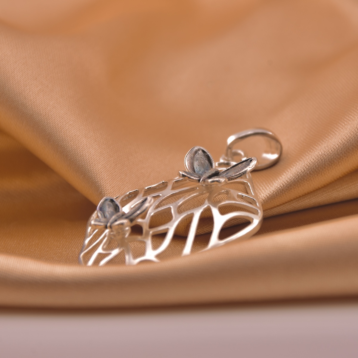 Butterfly Large Pendant Solid Sterling Silver 925 Necklace Charm Jewellery Women Girl Gift Idea - Image 2