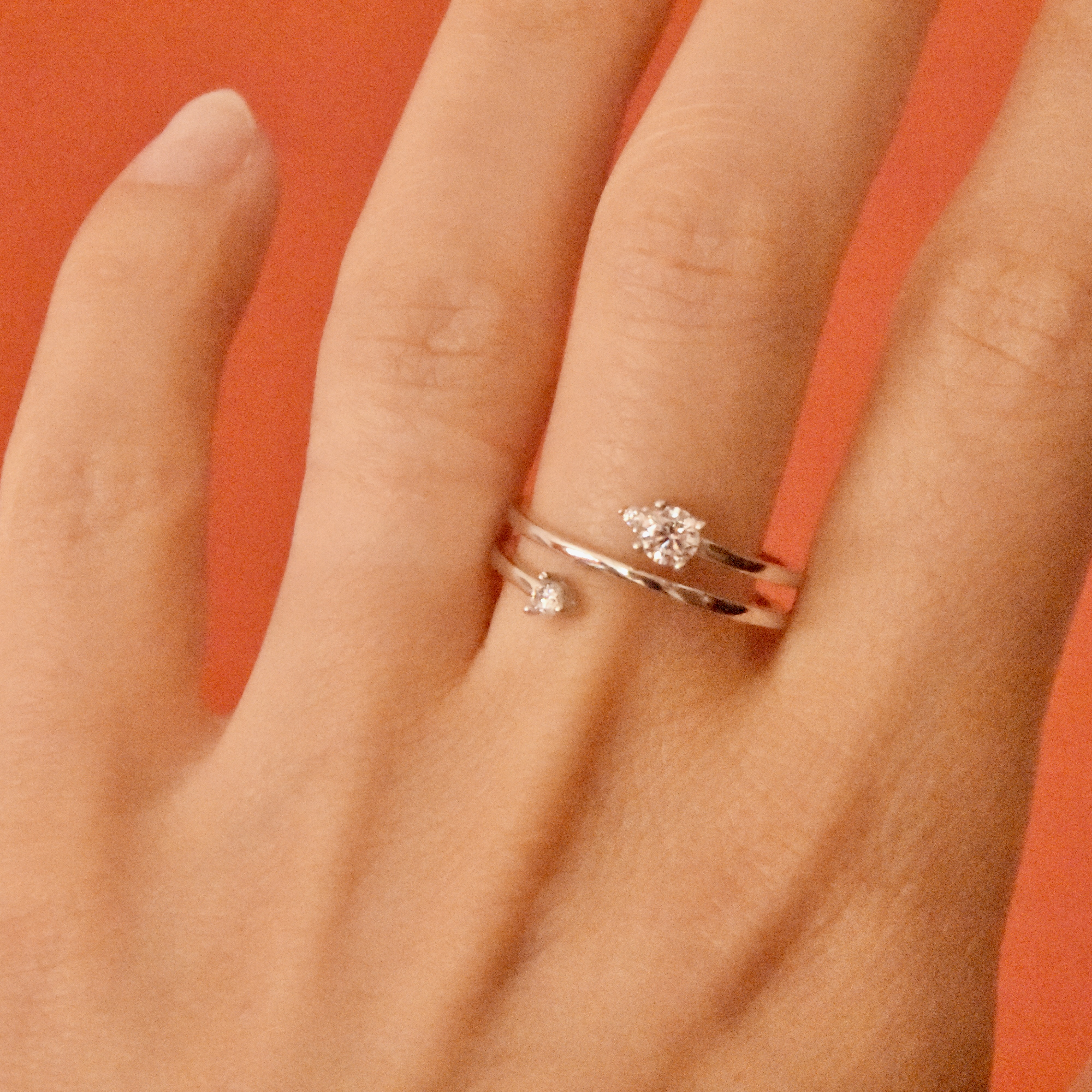 Sterling Silver 925 Ring CZ Cubic Zirconia Gemstone Jewellery - Image 3