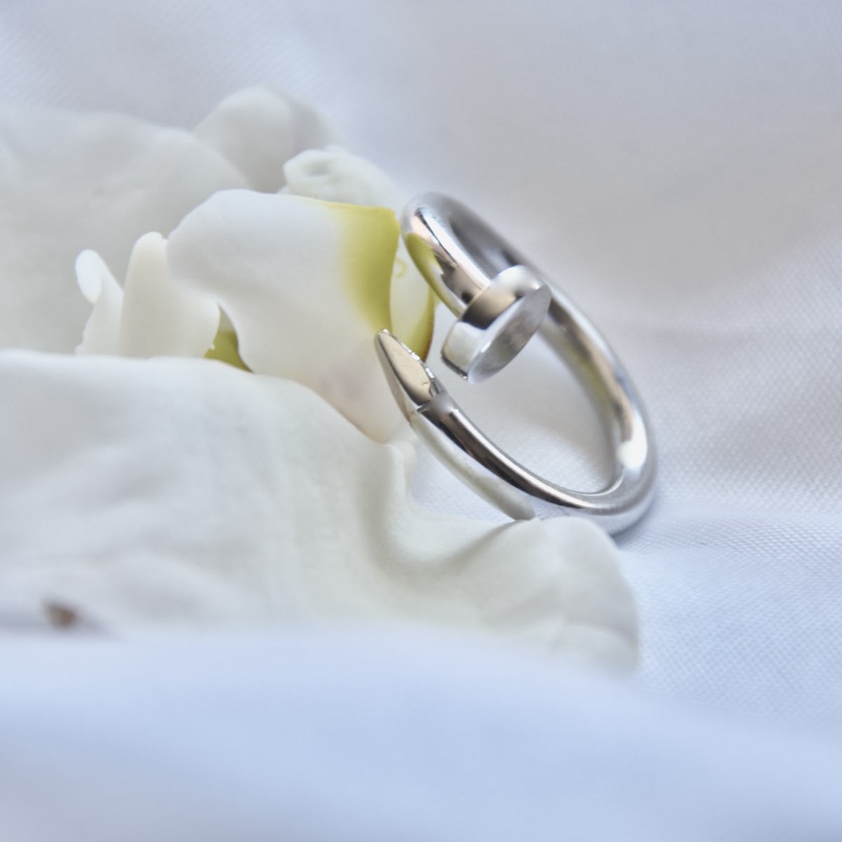 Sterling Silver ring Clou Handmade - Image 2