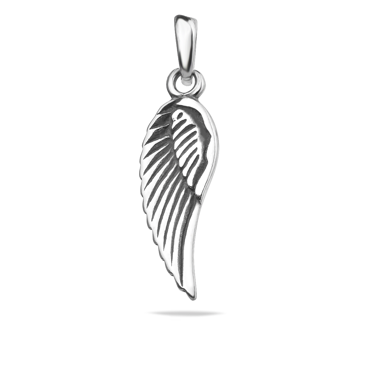 Angel Wing Pendant Sterling Silver .925 Feather Fairy Wing Guardian Angel Charm Protection Talisman Amulet Necklace Charm Jewellery Gift