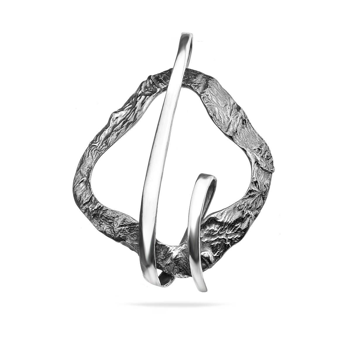 Pendant Oxidised Sterling Silver 925 Necklace Chain Charm Fashion Women Girl Jewellery Gift