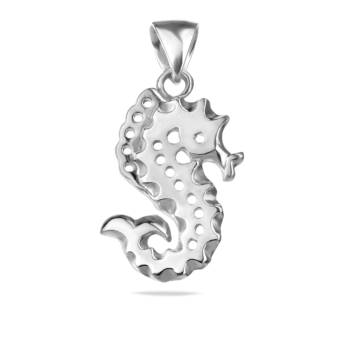 Seahorse Pendant Sterling Silver 925 Nautical Ocean Sea Necklace Chain Charm Unisex Jewellery Gift Idea