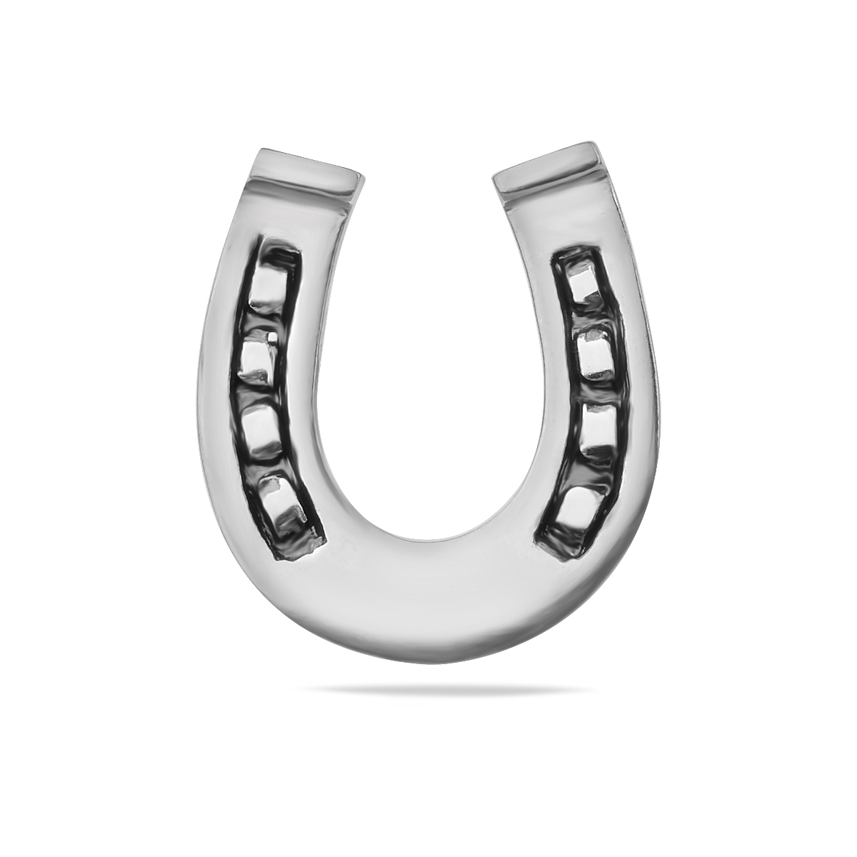 Horseshoe Sterling Silver 925 Pendant Lucky Symbol Happy Charm Jewellery Gift Idea